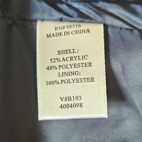 Coldwater Creek Multicolor Tweed Blazer Lined Women's Size 12 - Picture 6 of 10